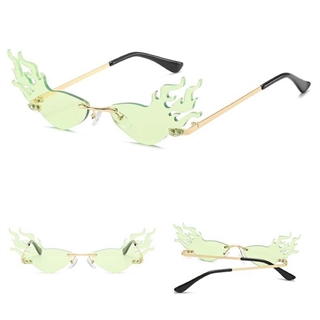 Flamme solbrille - Grøn